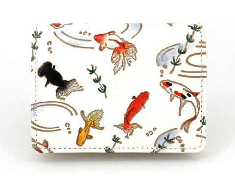 Gold Fishes Square Coin Purse