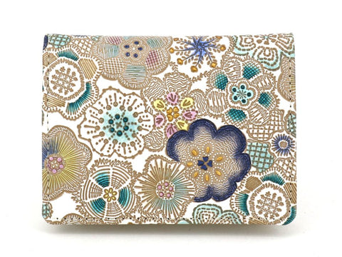 Spring Bloom (Blue) Square Coin Purse