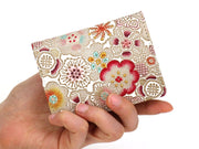 Spring Bloom (Red) Square Coin Purse