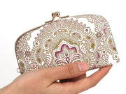 Antique Lace (Pink) GAMAGUCHI Small Clasp Purse