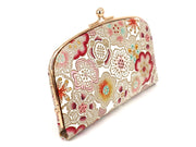 Spring Bloom (Red) GAMAGUCHI Small Clasp Purse
