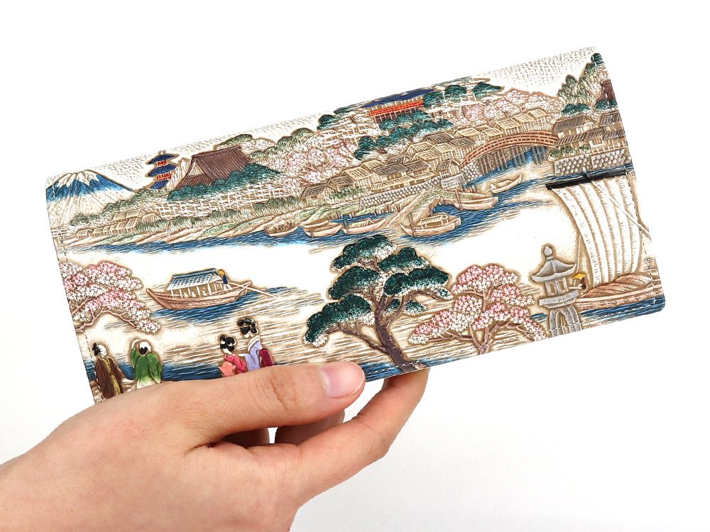 UKIYO-E MATSUCHIYAMA Long Wallet