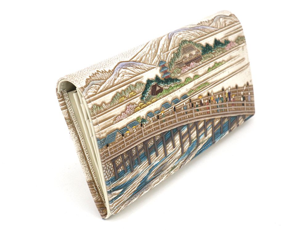 UKIYO-E SANJO-OHASHI Long Wallet