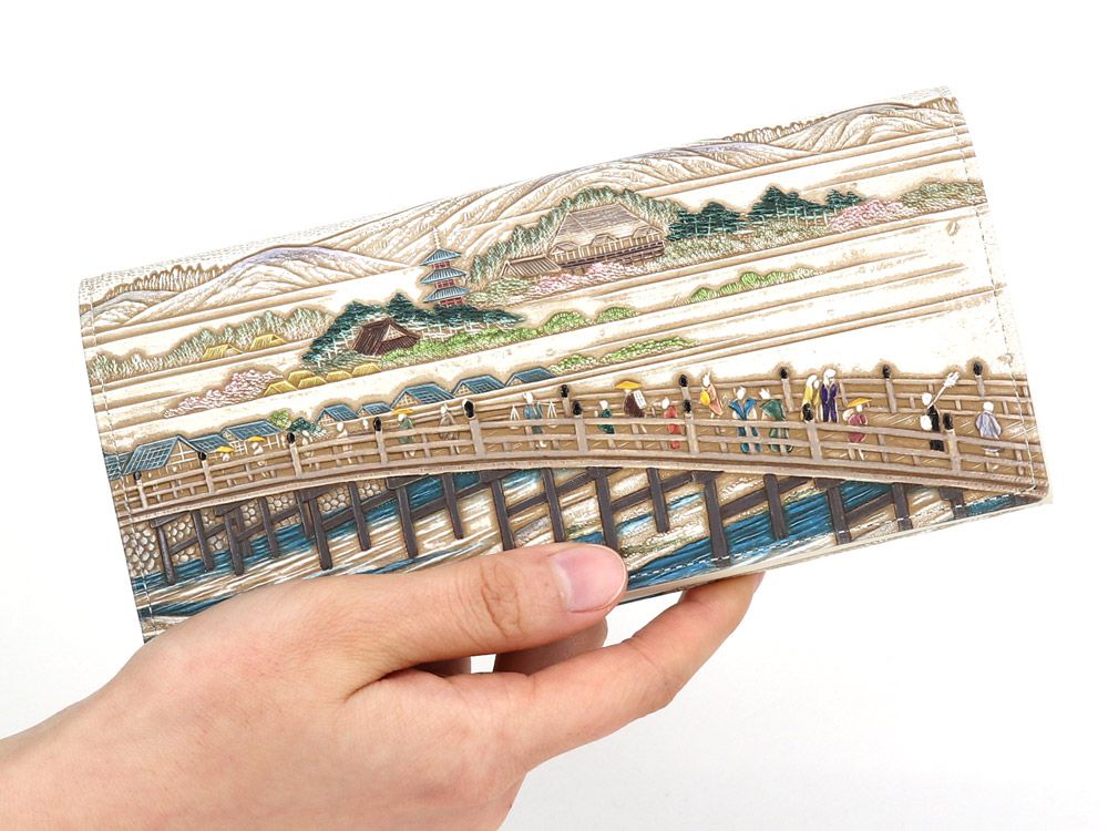 UKIYO-E SANJO-OHASHI Long Wallet