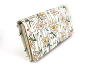 White Lilies Long Wallet