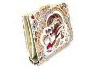 Foodie Squirrel Square Billfold with Clasp