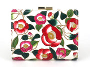 Camellia Square Billfold with Clasp