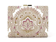 Antique Lace (Pink) GAMASATSU Square Billfold with Clasp