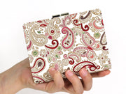 Paisley (Ruby) Square Billfold with Clasp