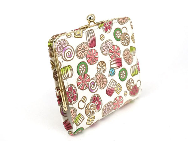 AME - Japanese Candy (Pink - Limited Ed.) Square GAMAGUCHI Clasp Purse