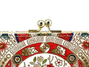 KARAKO - Chinese Dolls   Square GAMAGUCHI Clasp Purse