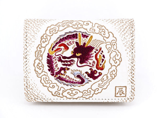 Flying Dragon (Wine) Square Coin Purse