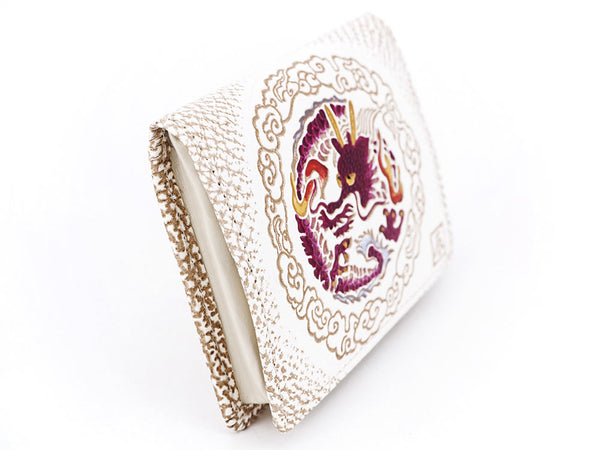 Flying Dragon (Wine) Square Coin Purse