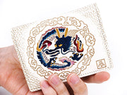 Flying Dragon (Navy) Square Coin Purse