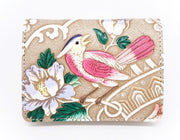 Pink Parrot Square Coin Purse