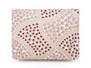 CHIRIMEN Fabric (Pink) Square Coin Purse