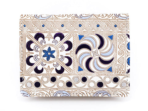 KINSHA - Persia Tiles (Purple) Square Coin Purse