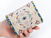Golden Tapestry Square Coin Purse