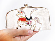 Chinese Zodiac: Horse GAMAGUCHI Small Clasp Purse