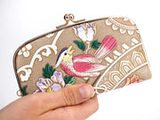 Pink Parrot GAMAGUCHI Small Clasp Purse