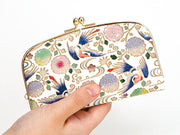 KACHO - Birds and Flowers GAMAGUCHI Small Clasp Purse