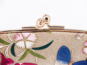 Dianthus Flowers GAMAGUCHI Small Clasp Purse