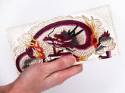 Dragon God (Wine) Long Wallet