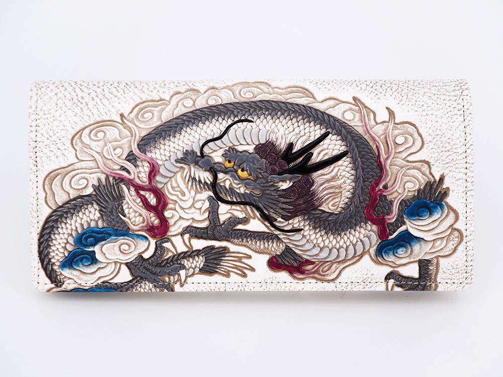 Dragon God (Gray) Long Wallet
