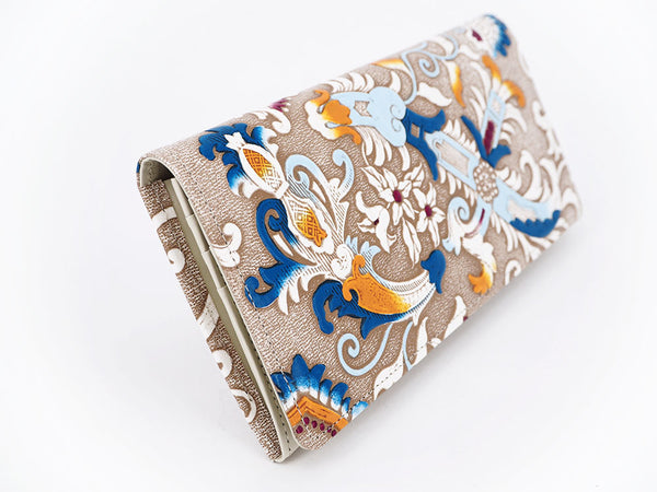 Arabesque (Blue) Long Wallet