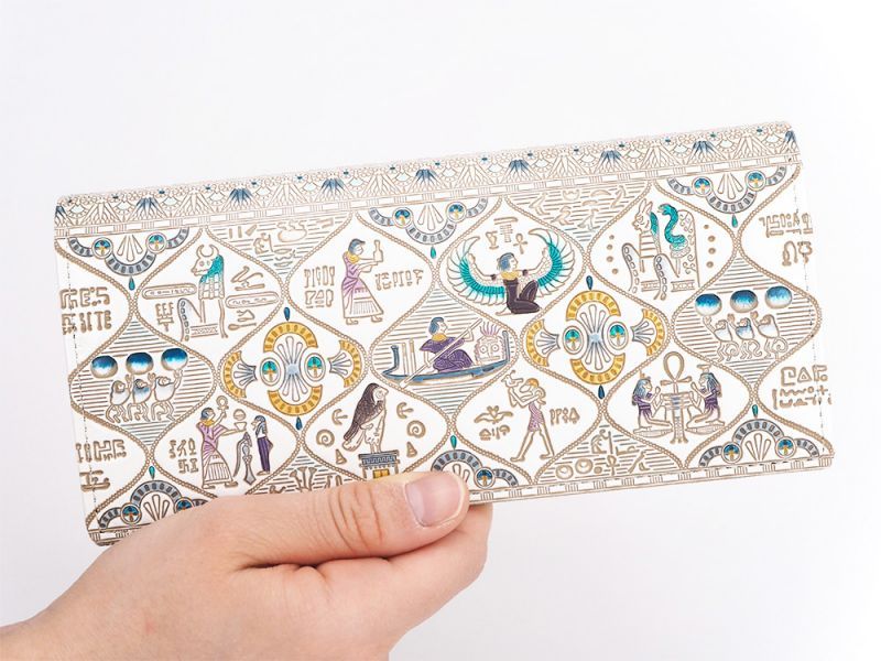 Egyptian Design (#1) Long Wallet