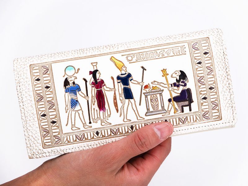 Egyptian Design (#3) Long Wallet