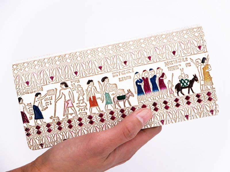 Egyptian Design (#6) Long Wallet