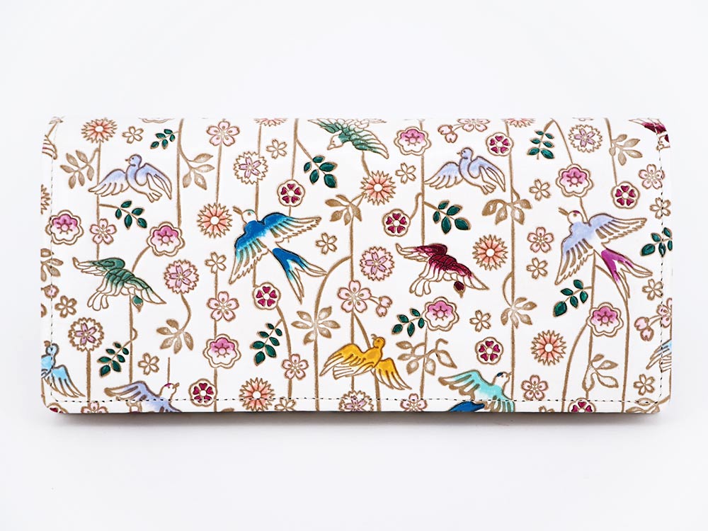 Birds and Cherry Blossoms Long Wallet