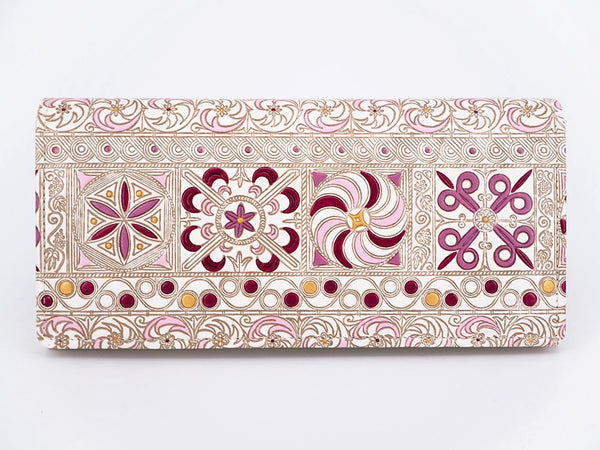 KINSHA - Persia Tiles (Pink) Long Wallet