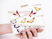 Butterflies in Fog GAMASATSU Square Billfold with Clasp