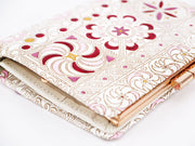 KINSHA - Persia Tiles (Pink) GAMASATSU Square Billfold with Clasp