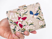 Dianthus Flowers GAMASATSU Square Billfold with Clasp