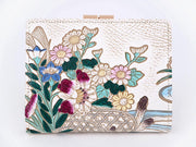 Lilies GAMASATSU Square Billfold with Clasp