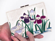 Irises GAMASATSU Square Billfold with Clasp