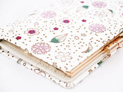 Falling Cherry Blossoms GAMASATSU Square Billfold with Clasp