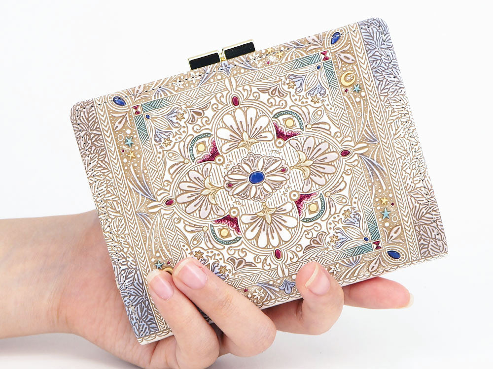 Fantasy Tapestry GAMASATSU Square Billfold with Clasp