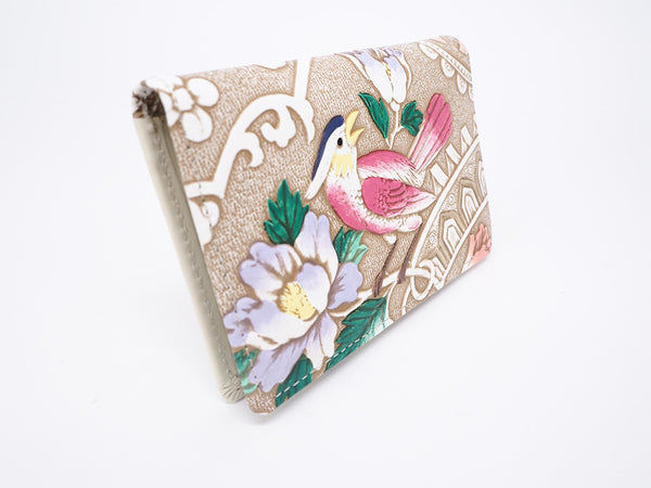 Pink Parrot Business Card Case