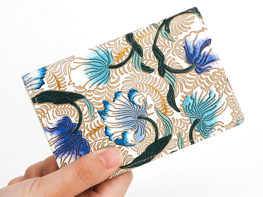 North Garden (Turquoise) Business Card Case