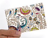 Peacock Business Card Case