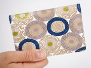 Umbrella Chrysanthemums (Shimmering Blue) Business Card Case