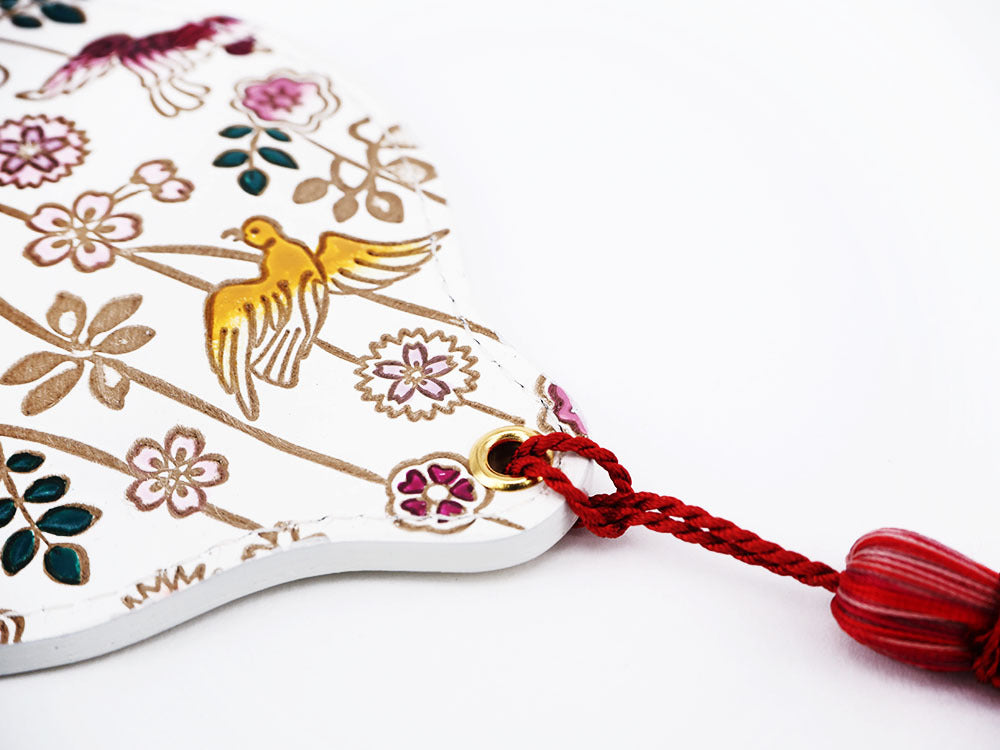 Birds and Cherry Blossoms Hand Mirror