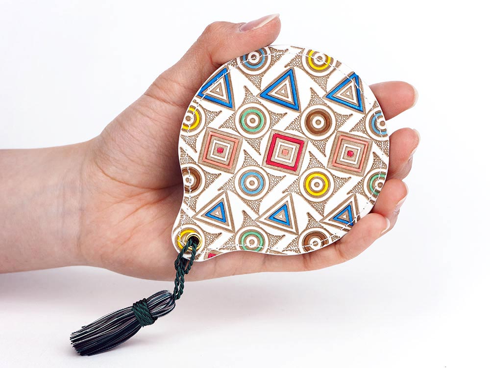 Circles, Triangles and Squares Hand Mirror