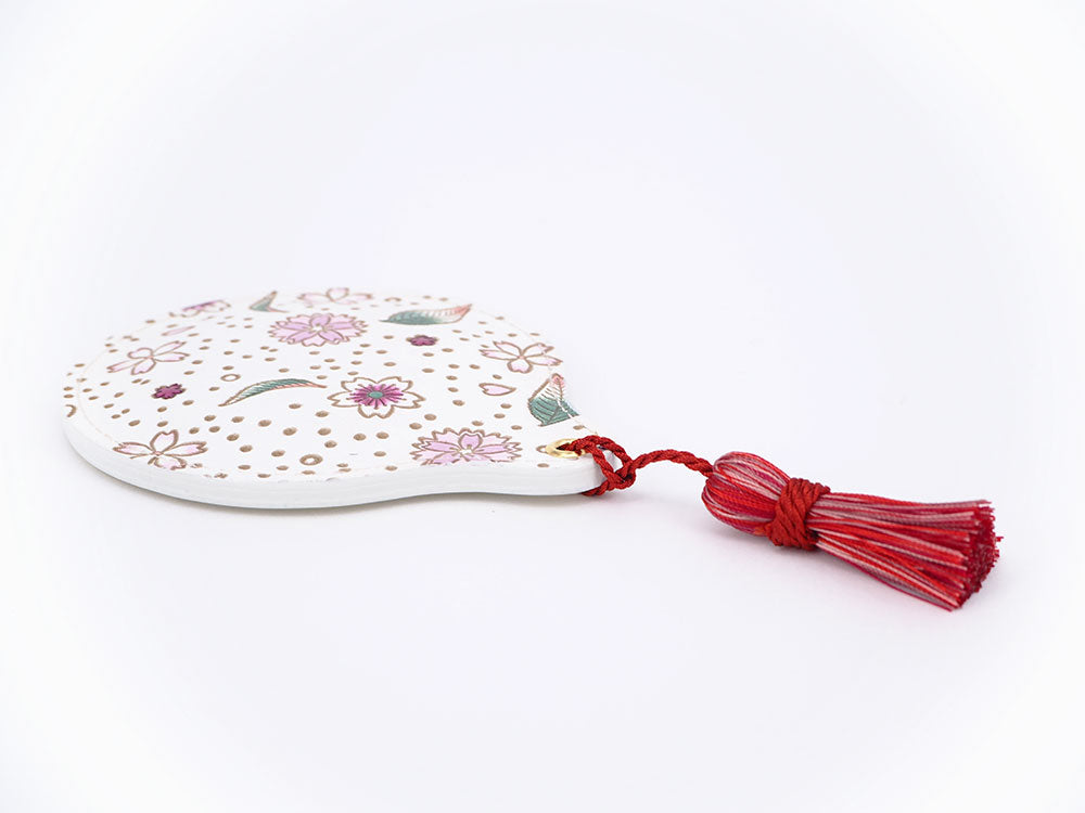 Falling Cherry Blossoms Hand Mirror