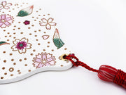 Falling Cherry Blossoms Hand Mirror