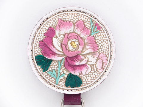 Japanese Peonies Key Ring